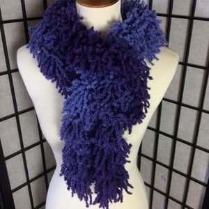 Handmade Eggplant & Lavender Scarf!